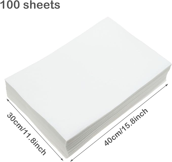 100 Sheets Bird Cage Liner Papers, Disposable Bird Cage Paper Liners, Cuttable Pet Animal Cages Cushion, Precut Absorbent Bird Paper for Bird Parrot Small Animal, 11.8 x 15.8’’