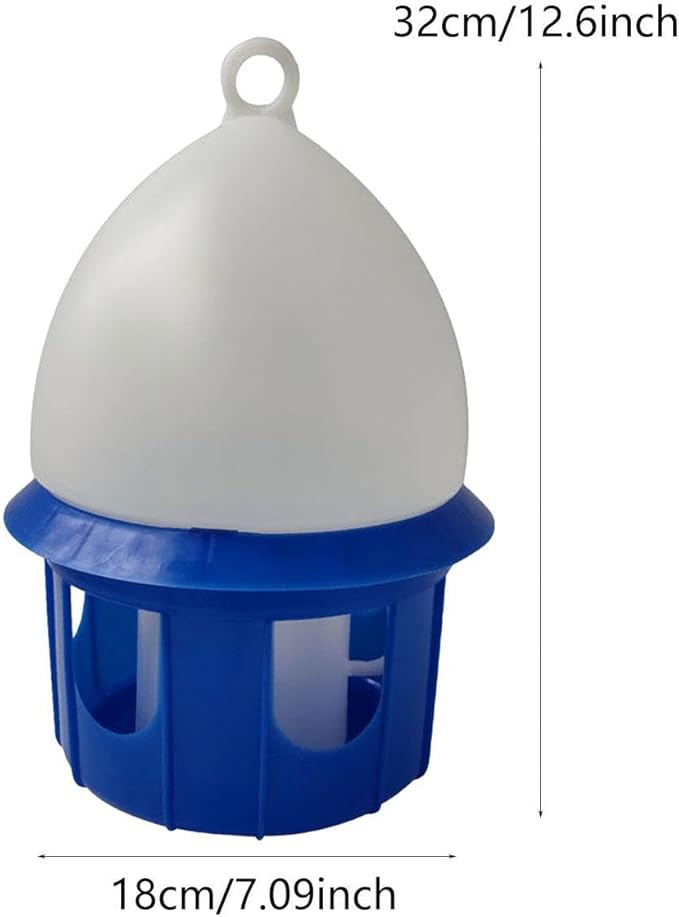 Pigeon Drinker Pet Bird Waterer Automatic Bird Water Drinker Cage Accessory, 4L