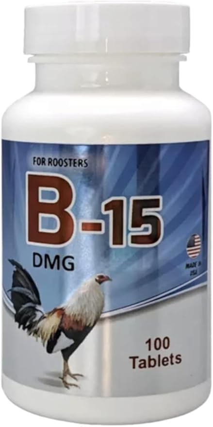 B15 DMG Fast Recovery delay Fatigue, More Oxygenation .Nutritional Supplement for Rooster Hen Chicken B15 Extra Strengh GALLOS Pollos