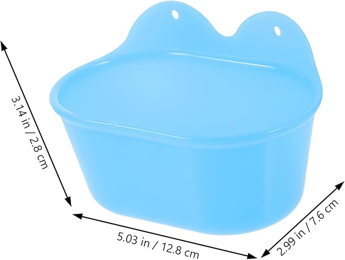 Parrot Bath Tub Injector and Balls Toys Bird Bathtub for Small Birds Like Parakeets and Cockatiels for Outdoor and Indoor Use