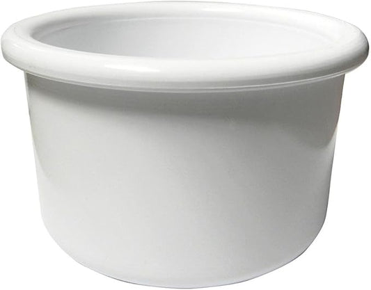 A&H Tool & Die Crock-Style White Plastic Bird Dish 16 oz
