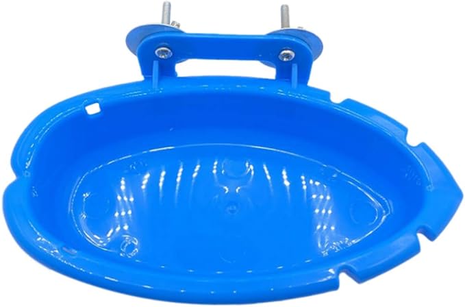 Upgraded Hanging Bird Bath Bird Bathtub Cube Bath Shower Box Bowl Hanging Cage Tool for Little Bird