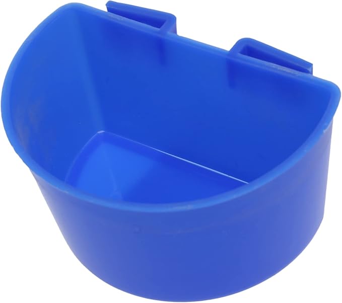 10 Pieces of Birdcage Cup Hanging Rabbit Feeder Cage Chicken Water Cup Pet Bowl with Hook Big
