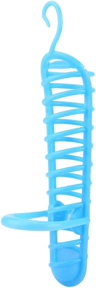 Millet Holder,Parrots Feeder Basket, Food Fruit Feeding Perch Stand Millet Spray for Plastic Holder Pet Bird Supplies(Blue) (Blue)