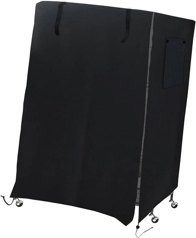 Dioche Bird Cage Cover Universal Pet Cage Cover Protect Birds from Bad Weather 130 x 96 x 59cm (Black)