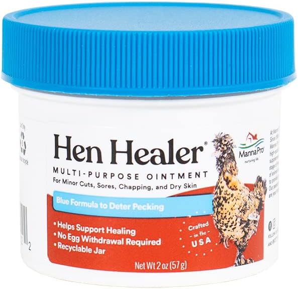 Manna Pro Hen Healer Multi-Purpose Ointment | Helps Support Healing | 2 Ounces