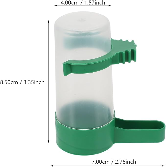 HANABASS 40pcs Automatic Bird Water Feeder Pigeon Water Dispenser for Easy Drinking Convenient Cage Accessory for Quails and Parrots Capacity Bowls