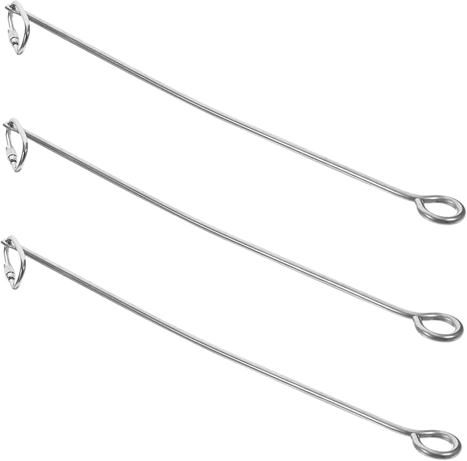 Mipcase 15pcs Bird Cage Food Holder Fruit Vegetable Skewer Hanger for Indoor Bird Feeding Easy to Clean for Parrots Cockatiels