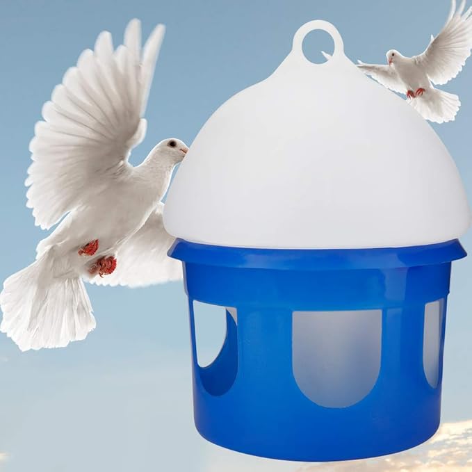 Pigeon Waterer, Large Capacity Automatic Automatic Feeder, for Home Farmer Birds(2L)