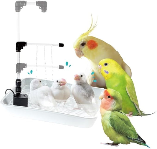 Bird Shower　Parakeet Fountain Bath　Bird Bath for cage　 Parrot Bird Bath Fountain　pet Bird Bath　Japan Import
