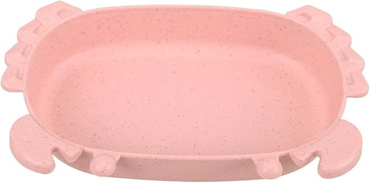 Parakeet Bath Tub for Cage Crab Themed Accessory with Non Slip Base for Parrots and Outdoor Birdcage Bathtub for Parrot Parakeets Cockatiels Canary