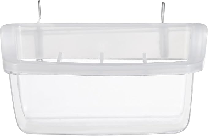 POPETPOP Bird Cage Feeder, Plastic, Multiple Pets