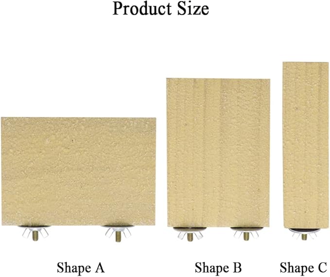 Bird Parrot Perch Stand Platform Natural Wooden Coarse Sand Grinding Claw Stand Suitable for Parrot Parakeet Cockatiel Budgie Conures Lovebird Finch