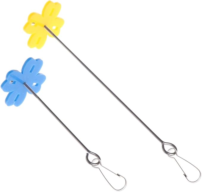 Bird Food Holder Stainless Steel Parrot Vegetable Fruit Feeder Treat Skewer for Cockatiel Metal Hanging Hook, Small
