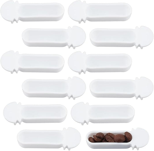 20pcs Bird Food Cup Plastic Hanging Food Feeder Bowl Pet Birds Feeder Dish Water Feeding Cups for Parrots Budgie Cockatiel Poultry Pigeon Quail Canary Finch Small Size Bird Cages Feeder