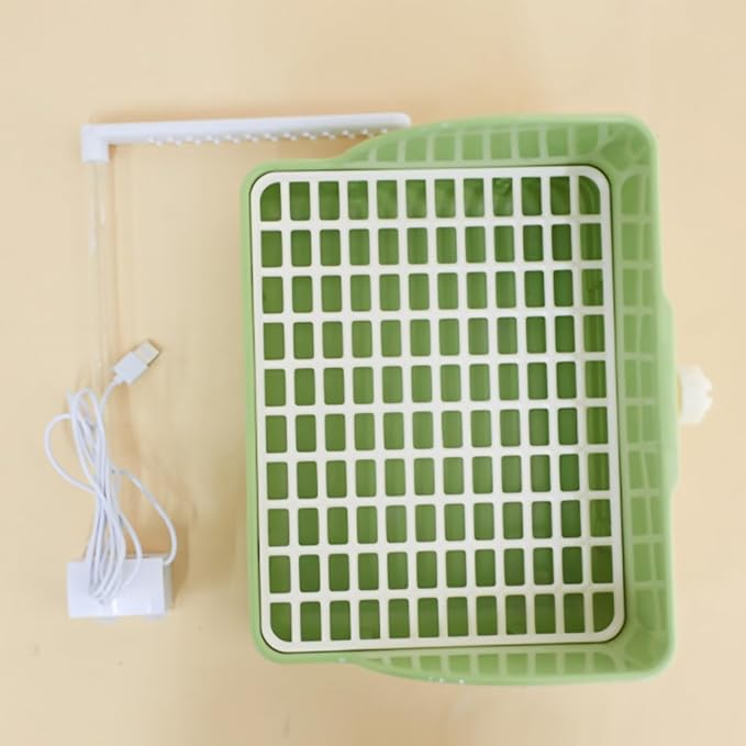Bird Bathtub,Budgie Bathtub, Automatic Bird Fountain,Multifunctional Bird Shower with Multiple Taps,Parrot Bath Box,Parakeet Bath