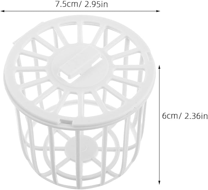 4pcs Plastic Bird Nest Basket for Birds Canary Finch Parrot Cage Accessories Breeding and Nesting Material Organizer