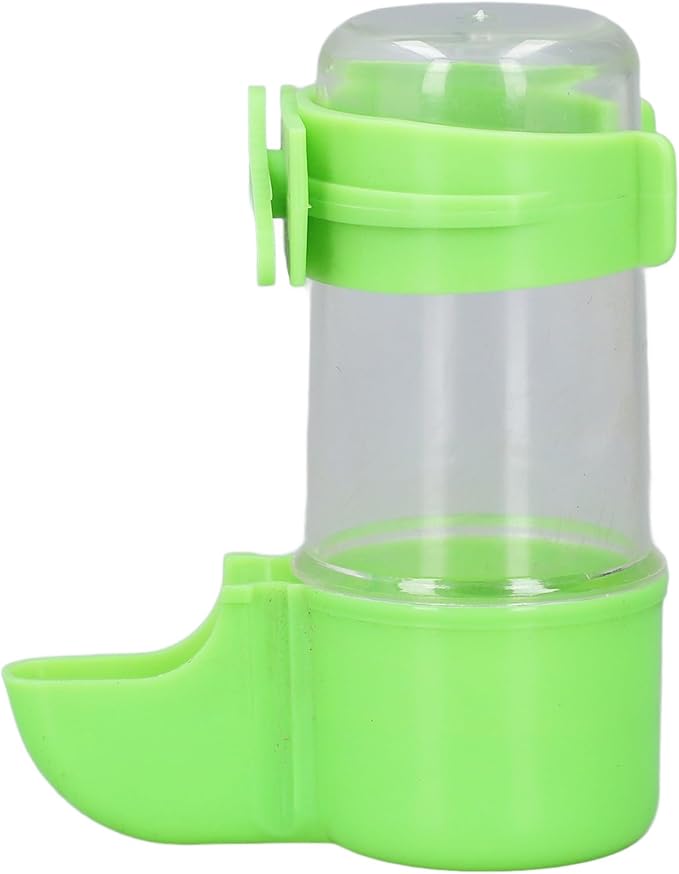 Pet Bird Hanging Water Feeder, 6Pcs EcoFriendly Automatic Bird Cage Water Feeder for Finches (100ml)