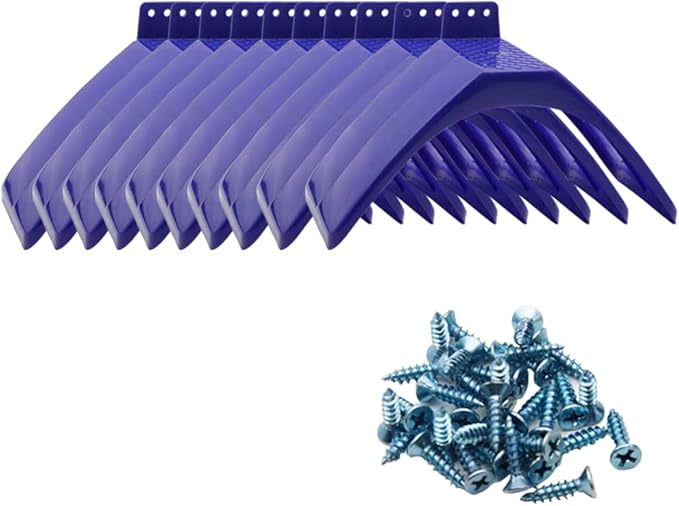 Pigeons Rest Stand with Screws 10 Sets Plastic Bird Perches for Dove Pigeon and Other Birds