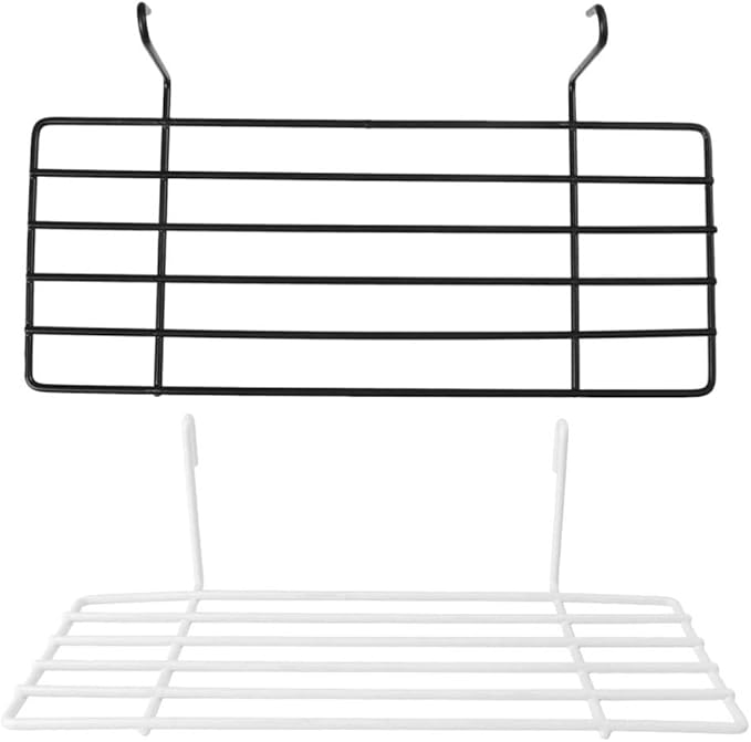 Ipetboom Bird Cage Bird Toys 2pcs Parrot Metal Perch Platform Stand Shelf Parakeet Patio Sundeck for Budgie Cockatiel Conure Cage Accessories Toys