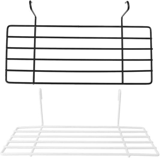 Ipetboom Bird Cage Bird Toys 2pcs Parrot Metal Perch Platform Stand Shelf Parakeet Patio Sundeck for Budgie Cockatiel Conure Cage Accessories Toys