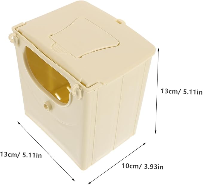 4pcs Box Bird Breeding Box Parakeet Bird Living Box Plastic Bird Mating Plastic Nesting House Hanging Parakeet Nesting Breeding Pet Nest