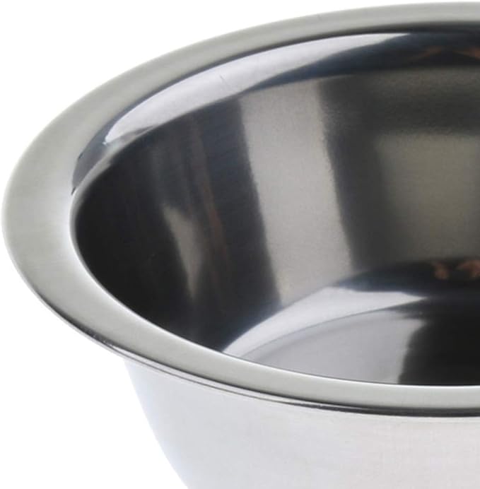2 Pcs Stainless Steel Bird Parrot Feeding Cups Cage Hanging Bowl, Bird Coop Cups Seed Water Food Dish Feeder Bowl