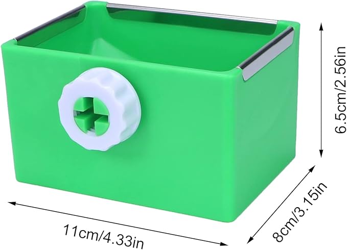 Litewoo Bird Food Bowl Feeder Colorful Basin Durable Cage Accessories Suitable for Birds Parrot Parakeet Cockatiel Budgie Finch Hamster Rat