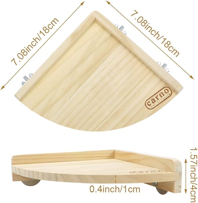 Litewoo Bird Perch Corner Platform Stand Shelf for Birds Budgie Parakeet Cockatiel Conure Cockatoo（Platform）