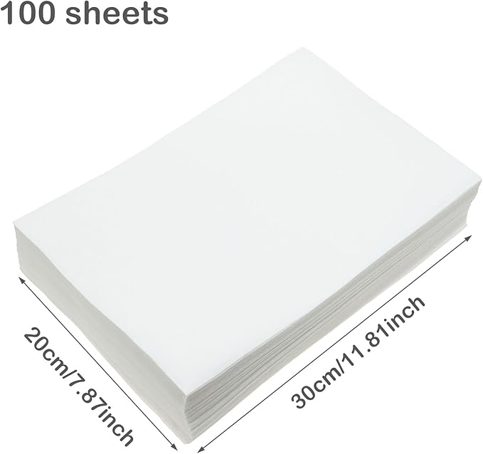 100 Sheets Bird Cage Liner Papers, Disposable Bird Cage Paper Liners, Cuttable Pet Animal Cages Cushion, Precut Absorbent Bird Paper for Bird Parrot Small Animal, 7.87 x 11.8’’