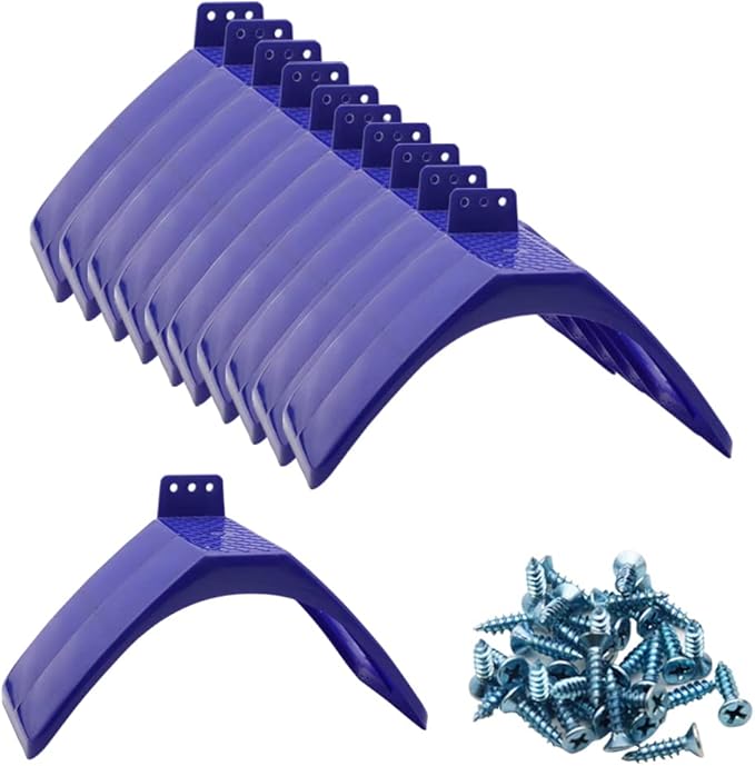 Pigeons Rest Stand with Screws 10 Sets Plastic Bird Perches for Dove Pigeon and Other Birds