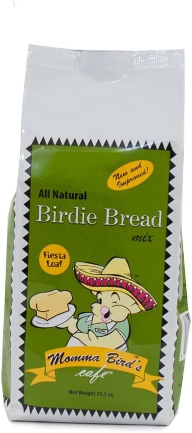 Momma's Birdie Bread Mix Treat for Parrots and Exotic Birds (Fiesta)