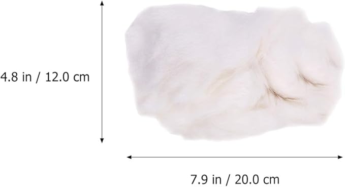 balacoo 3 Hamster Cave Accessories Hamsters House Cotton Budgie Nesting Material Cockatiel Nesting Material Hamster Winter Ball Pet House Warm Cushion Keep Warm Small Pet Products