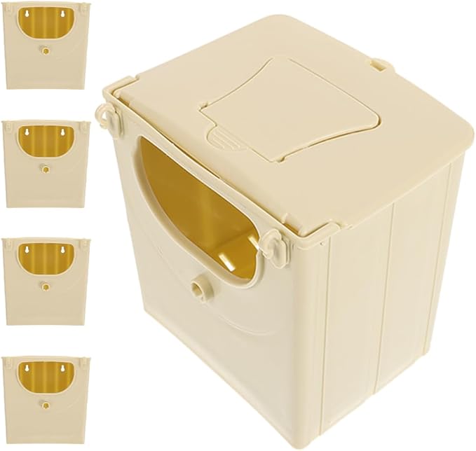 BESPORTBLE 5pcs Box Bird Breeding Box Bird Nesting House Plastic Nest Parakeet Cage Small House Plastic Cage Sleeping s House Pet Supply