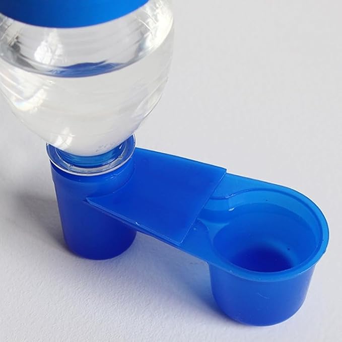 Automatic Bird Drinker Cups 12pcs Pigeon Water Bottle Feeder for Cage(Blue)