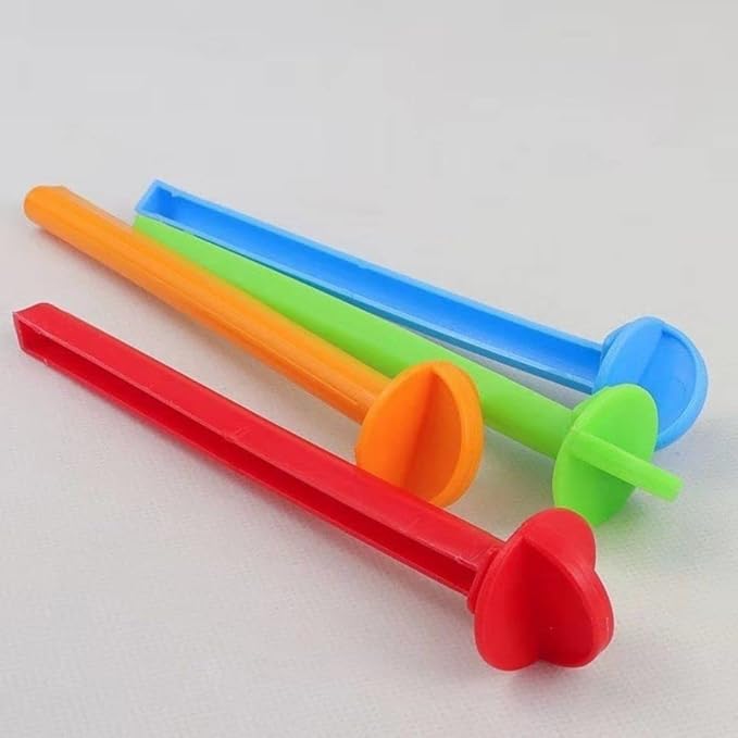 4 Pack Perch Cage Clip On Plastic Parrot Stand for Parakeet Manor Travel Wire Cages Finch Canary Budgie Parrotlets Cockatiels Conure Lovebird Small Birds