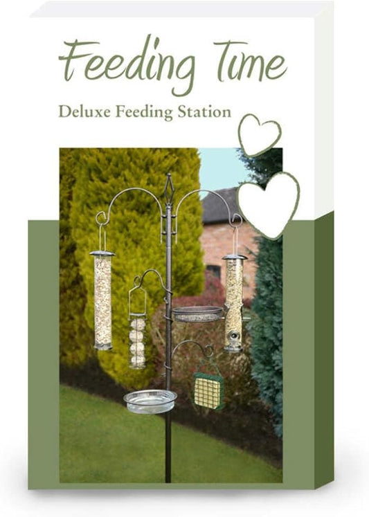 (Feeding Time) Deluxe Wild Bird Feeding Station