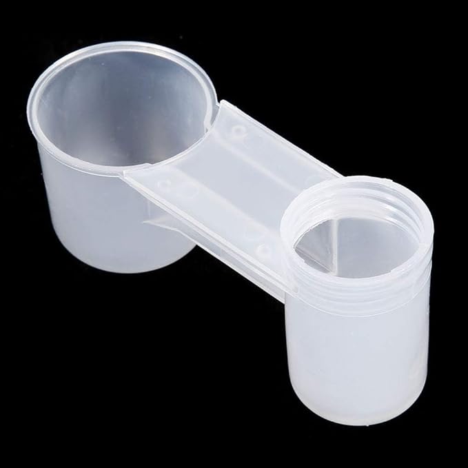 10PCS Bird Drinker Feeder Plastic Soda Pop Water Bottle Cup Feeder Drinking Bowl for Chicken Pigeons Birds Feeder Trough Animal Feeding Accessories