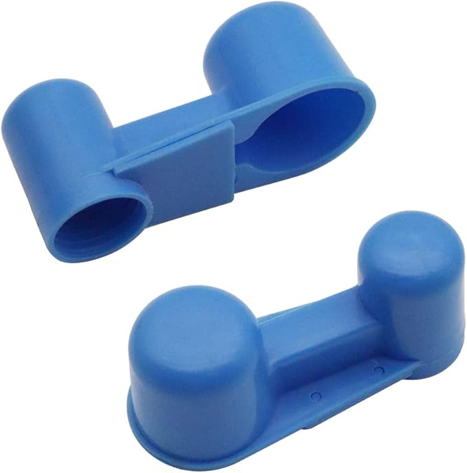 12Pcs Automatic Bird Drinker Feeder Plastic Soda Pop Water Bottle Cup or Pigeons Parrot Chicken Feeder Poultry Cage Cup Supplies (Blue)