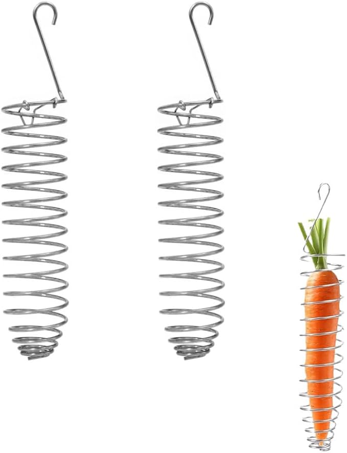 2 Pack Millet Spray Holder Parrot Spray Millet Treat Holder Parakeet Treat Sticks Feeder for Natural Bird Millet Treats Crunch Sticks Bars Bird Chew Toys Carrot Cuttlebone Calcium Block