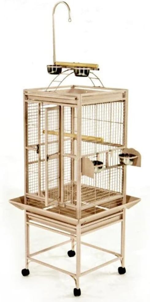 A&E Cage Co. Play Top Cage with 5/8" Bar Spacing, 24"x22", Black