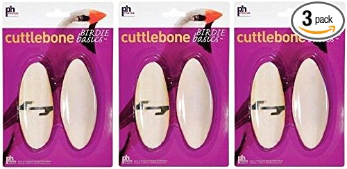 Prevue Pet Products Birdie Basics Cuttlebone, Small 4-5 Inch, 2 Bones Per Pack (3 Pack)