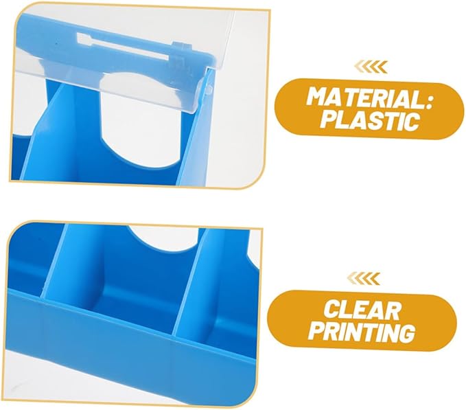 Totority 2pcs Three Pigeon Feeder Lid Hanging Bird Feeding Cups for Pigeon and Poultry Multi-Functional Plastic Feeders for Easy Access to Food and Water Promoting Healthy Diet