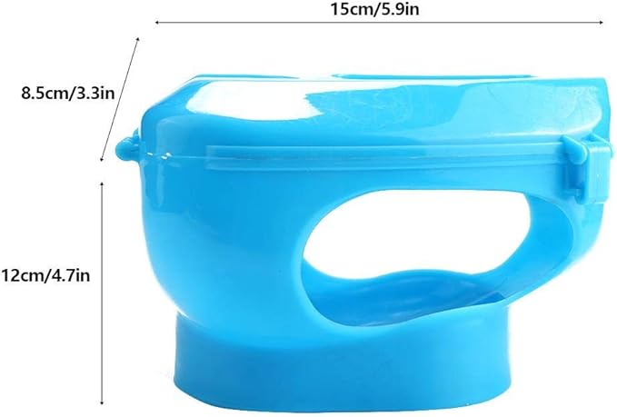 Plastic Racing Pigeon Holder, Thickened Carrier Supportor Pigeon Injection Holder for Feeding Pigeons Fixed Mount Bird Supply