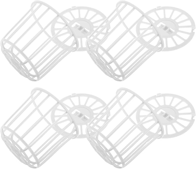 Abaodam 4Pcs Plastic Bird Nest Boxes 2.95X2.95X2.36In for Finch Breeding Canary Cage Accessories Nesting Material Storage Basket for Small Birds Parrot Supplies