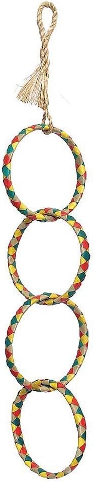 Planet Pleasures 4 Ring Chain 17" Small Bird Toy