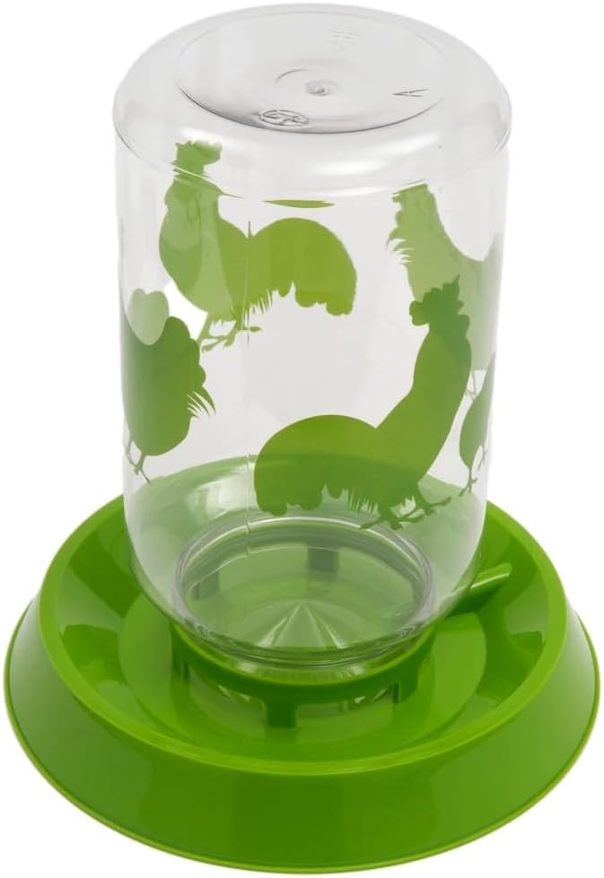 Lixit® Feeder or Waterer for Chickens and Other Wildlife - Made in USA (4 Quart)