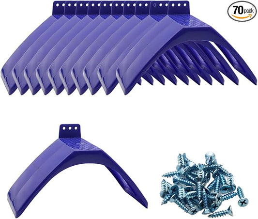 Pigeons Rest Stand with Screws 10 Sets Plastic Bird Perches for Dove Pigeon and Other Birds