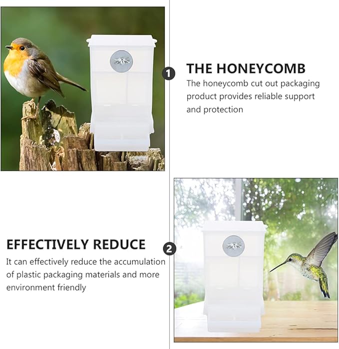Automatic Bird Feeder No-Mess Bird Feeder Parrot Feeding cage Accessories Suitable for Small and Medium Parrots for (3 pcs)