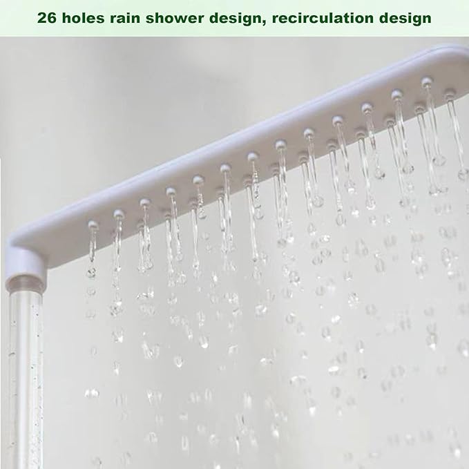 Parrot Bathtub Bird Automatic Bath Shower with 180 ° Circulating Faucet, Automatic Pet Bird Bath for Small Medium Birds Cockatiel African Grey Lovebird Parakeets
